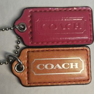 Coach Pink And Orange Hangtags